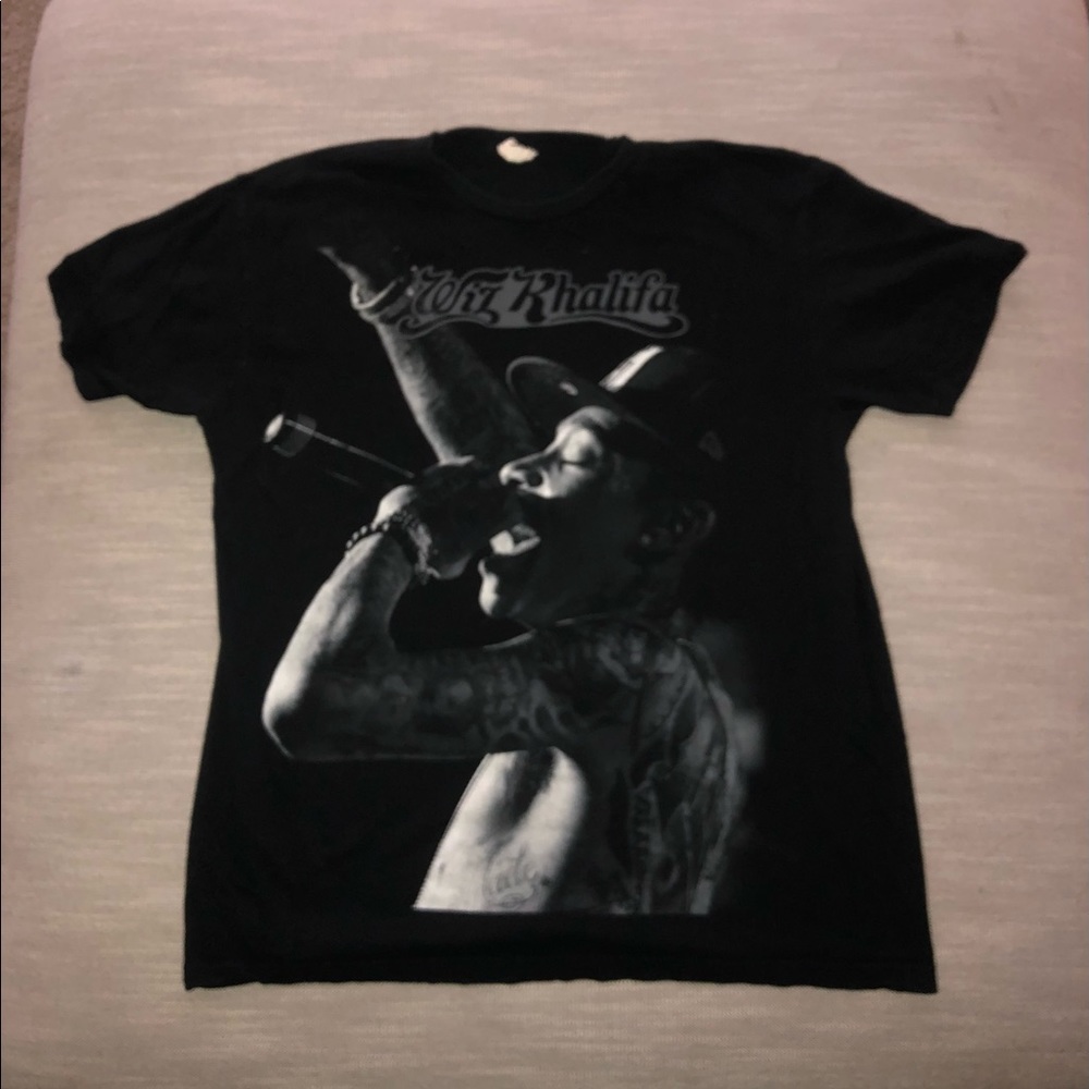 Throwback causal t shirt men’s Wiz Khalifa